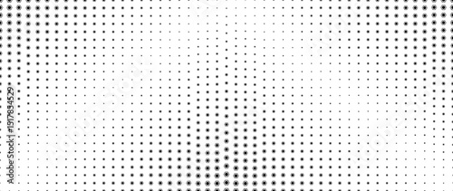 Blended  black hexagon on white for pattern and background,  Abstract geometric texture collection design.