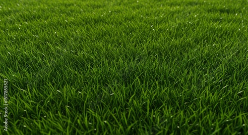 Lush Green Grass Texture Vibrant Spring Meadow Nature Background