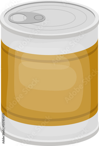 Food can clipart design illustration
