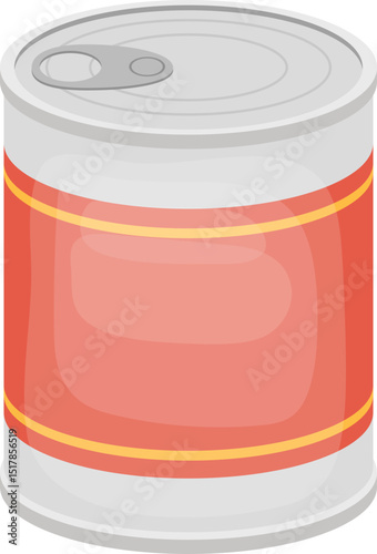 Food can clipart design illustration
