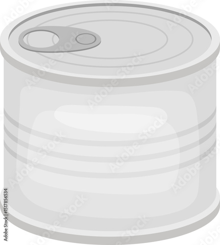 Food can clipart design illustration
