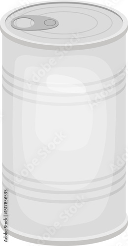 Food can clipart design illustration
