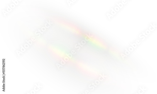 Rainbow prism light with crystal diamond, PNG overlay, sparkle effect, glass spectrum, optical bokeh, rainbow shine
