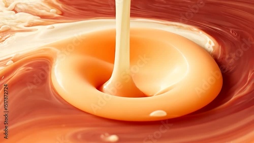 Wallpaper Mural Creamy Liquid Mixture Torontodigital.ca