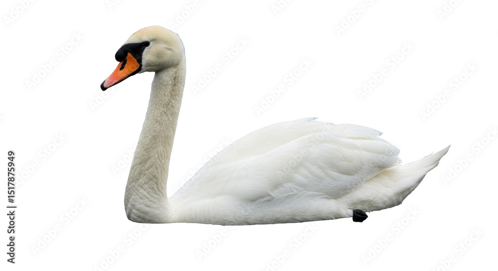 Obraz premium Isolated Swan