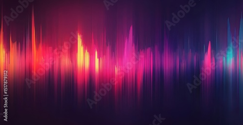 Wallpaper Mural Vibrant Neon Cityscape at Night Abstract Colorful Skyline Torontodigital.ca