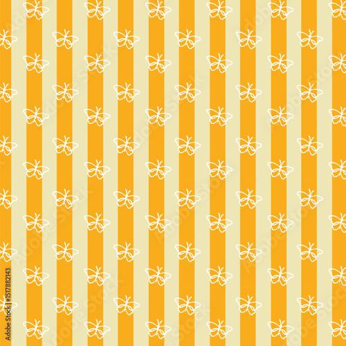 Butterfly seamless pattern design for fabric
