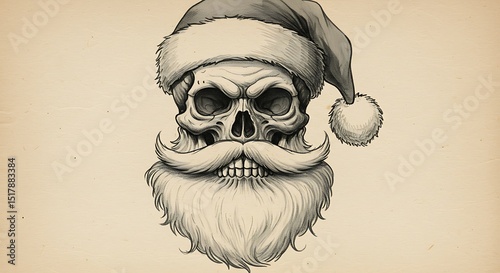 Grim St. Nick: A Pen & Ink Portrait