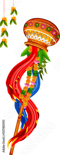 Gudi Padwa Lunar New Year celebration in Maharashtra of India