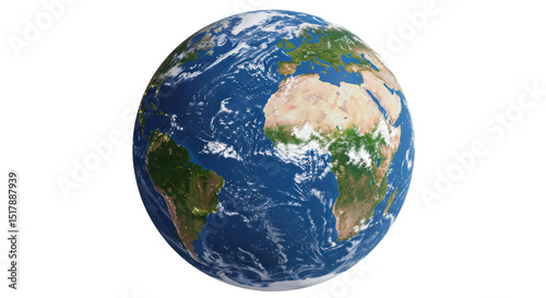 Fototapeta Naklejka Na Ścianę i Meble -  Isolated Planet Earth Global