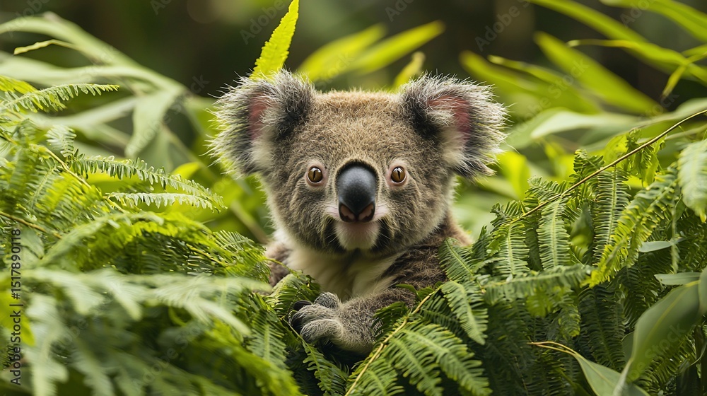 Fototapeta premium Koala in foliage