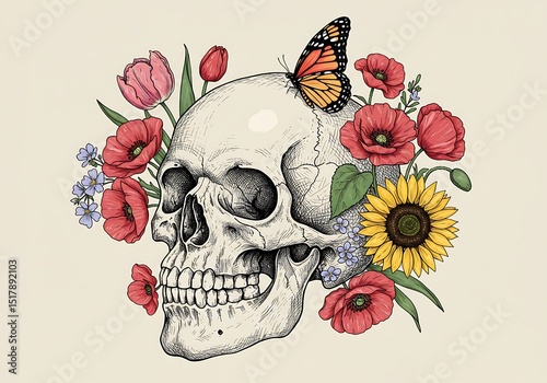 Floral Memento Mori