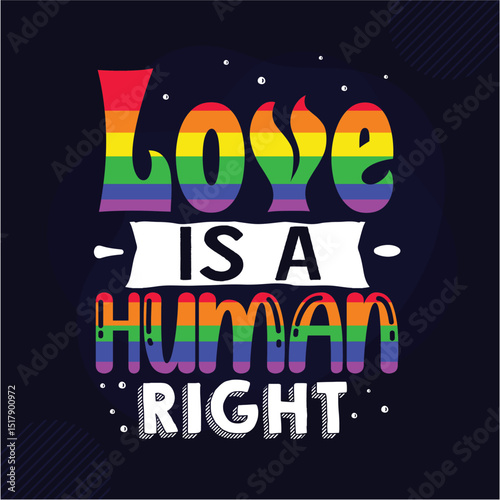 Love is a human right design