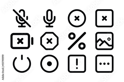 Ultimate interface line icon set for designers Ui line icon