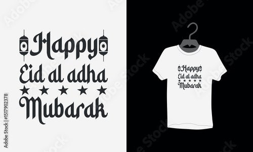 Happy Eid Day, Happy Eid Mubarak typography t shirt design, Eid Mubarak 2025,  t shirt, Eid Mubarak Collection,  festival, textile, tee, star, religious, 
Vector design, greeting card, month, poster,