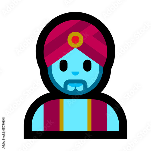 Blue Person Emoji