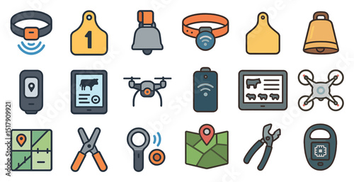 Smart farming technology: drone, gps, and livestock tracking devices