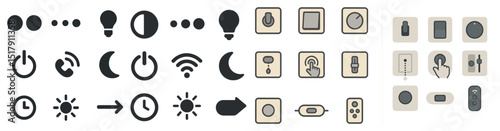 Legal and judicial icons for law firm branding and communication design