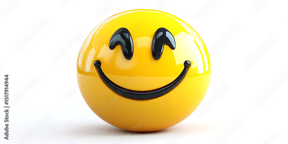 Fototapeta premium Smiling Face: A Symbol of Happiness and Positivity