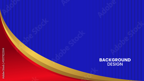 Blue background with gold and red combination. Perfect for elegant design projects, festive occasions, holiday celebrations, and creating eyecatching graphics.