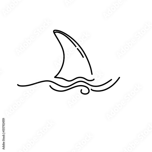 Whale tail jump doodle 