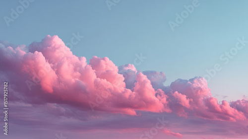 A serenade of cotton candy clouds at dusk whispers of the ethereal Hanami and dreamy Cloud Appreciation Day