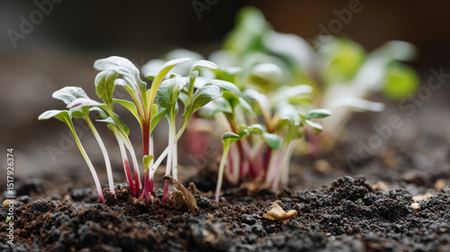 Emerald seedlings breach fertile earth, evoking Flora Day festivities, rebirths gentle whisper, and the dance of Lunasa