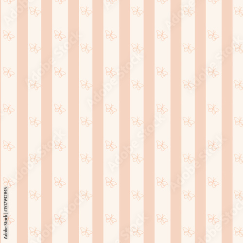 Butterfly seamless pattern design for fabric
