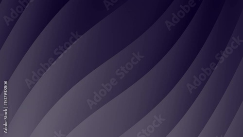 A smooth, abstract background featuring diagonal, flowing, dark purple gradients and soft curves, Abstract texture Gradient motion Background animation.