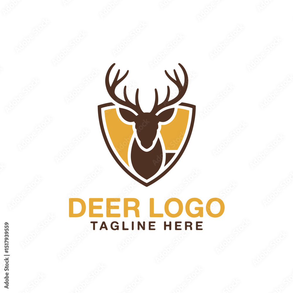 Deer Logo Design Vector, Unique and Professional Deer Logo Design, Deer Silhouette Deer Logo Design Vector, Unique and Professional Deer Logo Design, Deer Silhouette