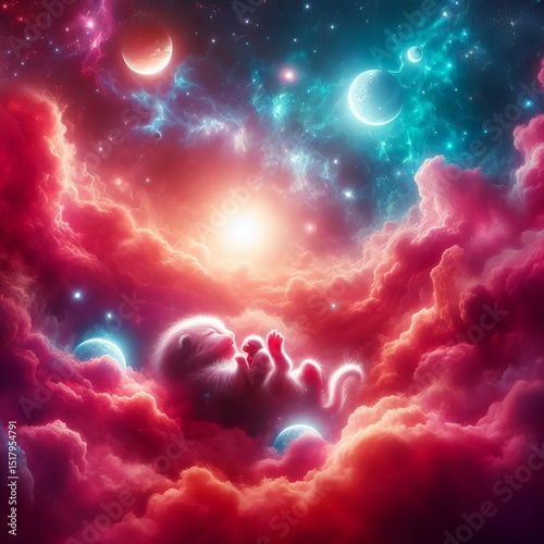 Stellar clouds nurturing newborn stars