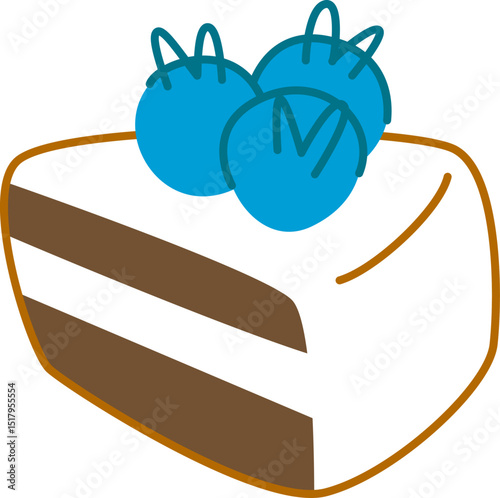 Blueberry Cake Icon