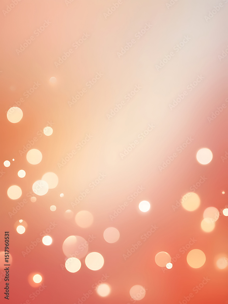 Elegant abstract background design featuring soft bokeh lights, smooth gradient texture, modern color pattern, and artistic wallpaper aesthetics in warm tones | AI Generated Art