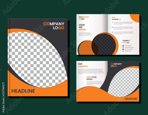 Brochure design (bifold)- Illustration