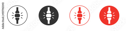 Herniated disc icon for logo, vector sign symbol for design
