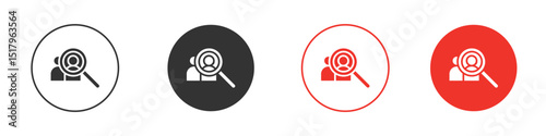 Hiring icon for logo, vector sign symbol for design