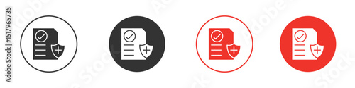 Insurance Claim icon for logo, vector sign symbol for design