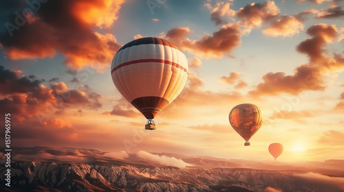 Hot air balloons - from the Offset