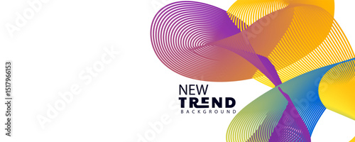 gradient color , wave line abstract background, Abstract Waving Line Particle Technology Background