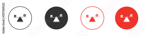 Leverage icon for logo, vector sign symbol for design
