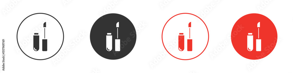 Lip gloss icon for logo, vector sign symbol for design Lip gloss icon for logo, vector sign symbol for design