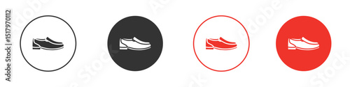Loafer icon for logo, vector sign symbol for design