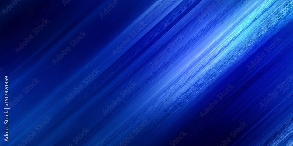 Fototapeta premium Abstract blue background with diagonal lines varying in shade, creating a dynamic and energetic visual effect, suitable for modern designs