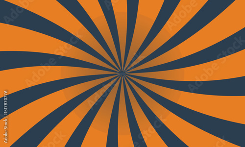 orange sunburst background