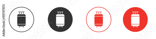 LPG icon for logo, vector sign symbol for design