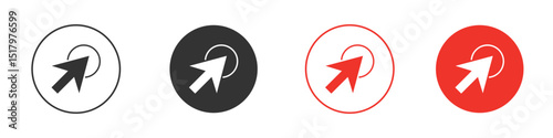 Mouse icon for logo, vector sign symbol for design