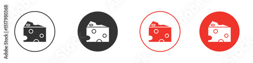 Parmesan icon for logo, vector sign symbol for design