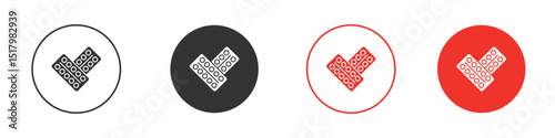 Pill blister pack icon for logo, vector sign symbol for design