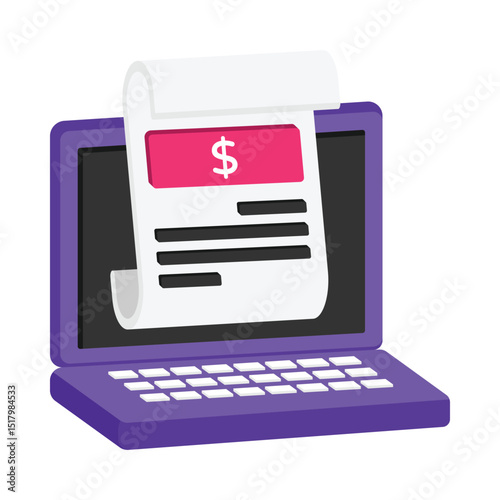 Digitalization Vector style icon. Eps 10 file