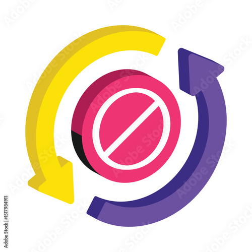 Block Transfer Vector style icon. Eps 10 file